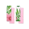 Double sided pads BOBONO for seat belts - tropical flowers/rosa