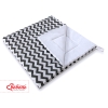 Double-sided Tipitält lekmatta dubbelsidig Chevron black