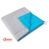 Double-sided Tipitält lekmatta dubbelsidig Grey checkered-turquoise