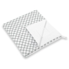 Double-sided Tipitält lekmatta dubbelsidig grey med Vita Prickar