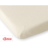 Dra-på-lakan frotté 140x70cm- Cream