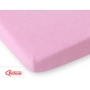Dra-på-lakan frotté 120x60cm- rosa