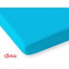 Dra-på-lakan i bomull 120x60cm turquoise