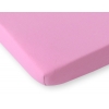 Dra-på-lakan i jersey 140x70cm- rosa
