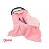 Dubbelsidig Filt till babyskydd - ballerinas rosa/pulverrosa
