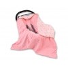 Dubbelsidig Filt till babyskydd - ballerinas rosa/pulverrosa