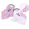 Dubbelsidig Filt till babyskydd - flamingo