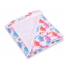 Dubbelsidig Filt till babyskydd - flamingo
