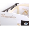 Engrave on the front of baby cot no. 5004-04