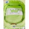 Exklusiv Babykorg på hjul Little Prince/Princess grön