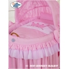 Exklusiv Babykorg på hjul Little Prince/Princess rosa
