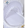 Exklusiv Gammaldags Babykorg Charlotte - vit