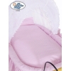 Exklusiv Gammaldags Babykorg Christine - White - rosa
