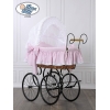 Exklusiv Gammaldags Babykorg Christine - White - rosa