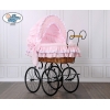 Vintage Rosa Babykorg till Flicka