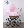 Exklusiv Retro Babykorg Victoria - rosa