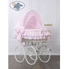 Exklusiv Retro Babykorg Victoria - rosa