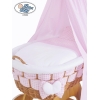 Extra textil 4 delar uppsättning till babykorg Isabella no. 50202-908* or 70202-908*