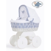 Extra textil 4 delar uppsättning till babykorg Marina no. 50102-907* or 70102-907*