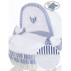 Extra textil 4 delar uppsättning till babykorg Marina no. 50102-907* or 70102-907*