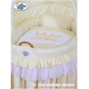 Extra textil 4 delar uppsättning till babykorg no. 92114-301