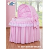Extra textil 4 delar uppsättning till babykorg no. 92114-302
