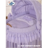 Extra textil 4 delar uppsättning till babykorg no. 92114-304