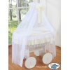 Extra textil 4 delar uppsättning till babykorg no. 2107-135/72107-135