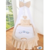 Extra textil 4 delar uppsättning till babykorg no. 99690-427/79690-427