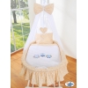 Extra textil 4 delar uppsättning till babykorg no. 99690-427/79690-427