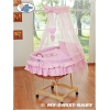 Extra textil 4 delar uppsättning till babykorg no. 99690e-324 i 79690e-324