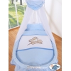 Extra textil 4 delar uppsättning till babykorg no. 99690e-803 i 79690e-803