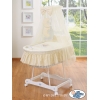Extra textil 4 delar uppsättning till babykorg no. 99690e-810 i 79690e-810