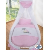 Extra textil 4 delar uppsättning till babykorg no. 99690e-814 i 79690e-814