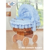 Extra textil 4 delar uppsättning till babykorg no. 58962-323 eller 78962-323