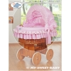 Extra textil 4 delar uppsättning till babykorg no. 58962-324 eller 78962-324