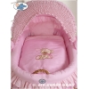 Extra textil 4 delar uppsättning till babykorg no. 58962-324 eller 78962-324