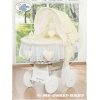 Extra textil 4 delar uppsättning till babykorg no. 58962-142 eller 78962-142