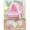 Extra textil 4 delar uppsättning till babykorg no. 58962-119 eller 78962-119