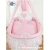 Extra textil 4 delar uppsättning till babykorg no. 59582-122 i 79582-122