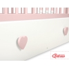 Låda för babysäng 120x60cm MAXI- Hjärtan