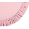 Lekmatta med volang - pastel rosa