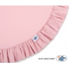 Lekmatta med volang - pastel rosa
