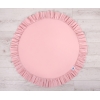 Lekmatta med volang - pastel rosa