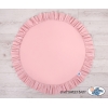 Lekmatta med volang - pastel rosa