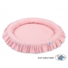 Lekpöl med volang - pastel rosa
