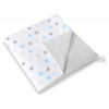 MEGA Tipitält uppsättning: Tipi tält Lekmatta Kuddar med dekorfjädrar Stjärnor blue-grey/grå