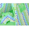MEGA Tipitält uppsättning:Tipi tält Lekmatta Kuddar - Chevron green-blå