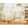 Sänghimmel i bomull till Babysäng- Little Prince/Princess cream