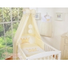 Sänghimmel i bomull till Babysäng- Little Prince/Princess cream
